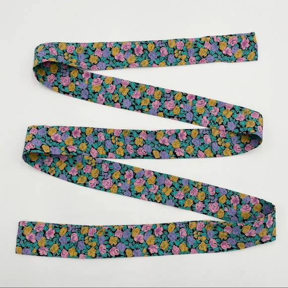 Vintage Bright Floral Dress Relaxed Fit Maternity Pleated Cottagecore Prairie 12 - Picture 13 of 14